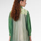 Veline Back Pleated Shirt - Green