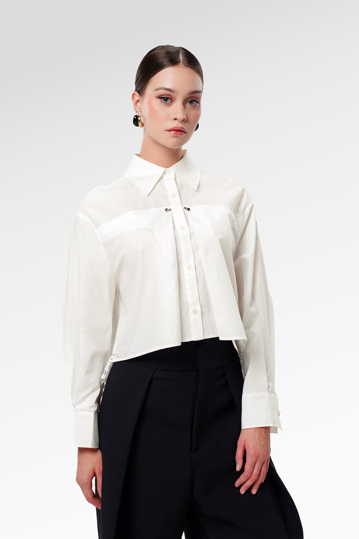 Vera Lace Shirt - Off White