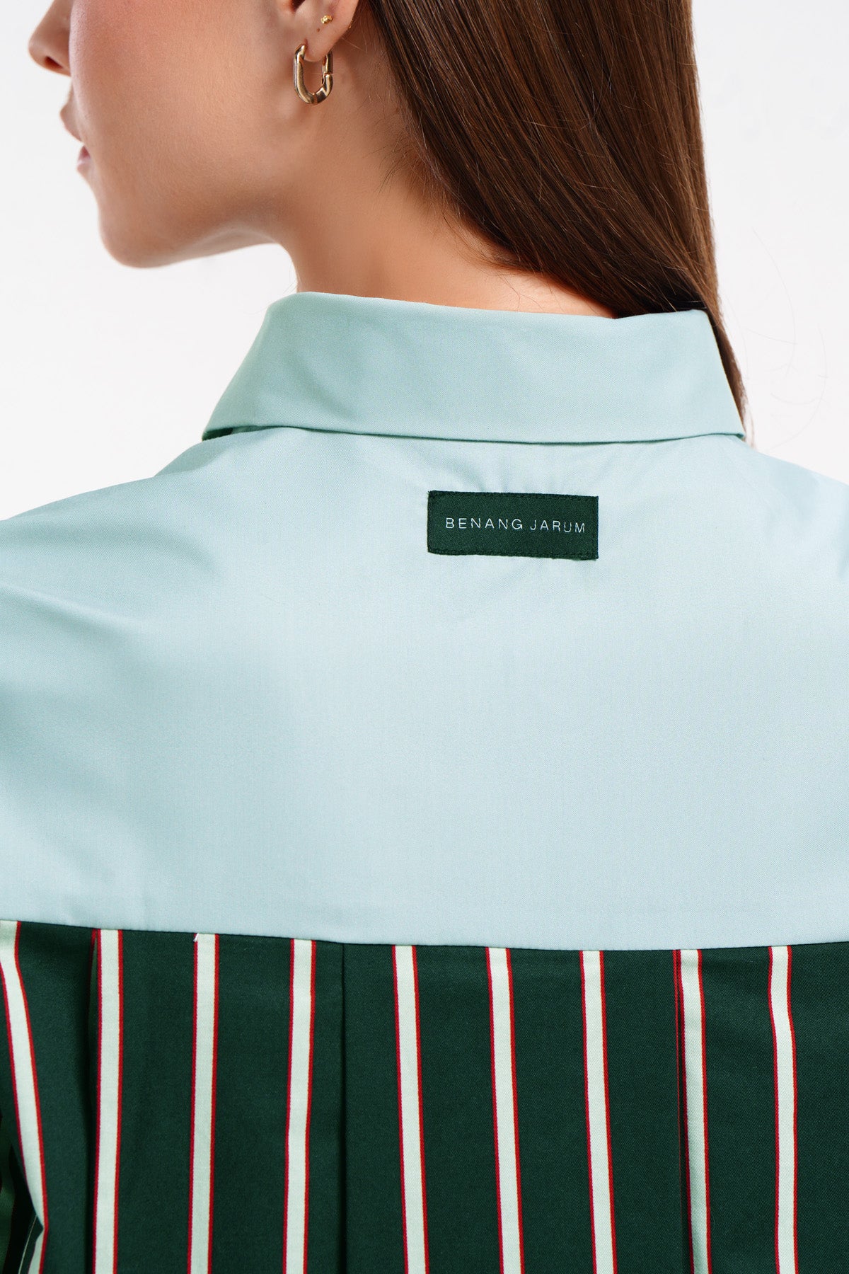 Vienne Embroidery Shirt - Charcoal Sage