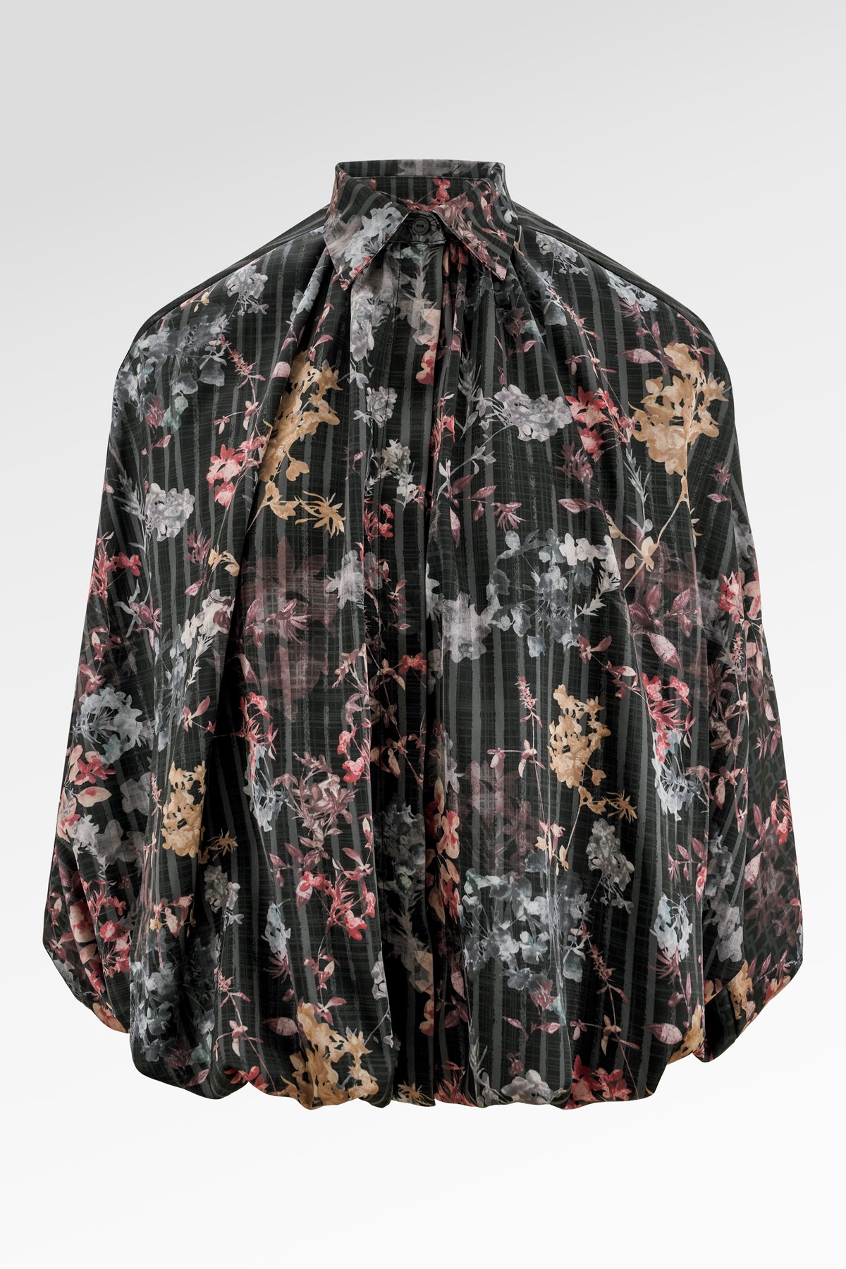 Viola Balloon Shirt - Dark Viola