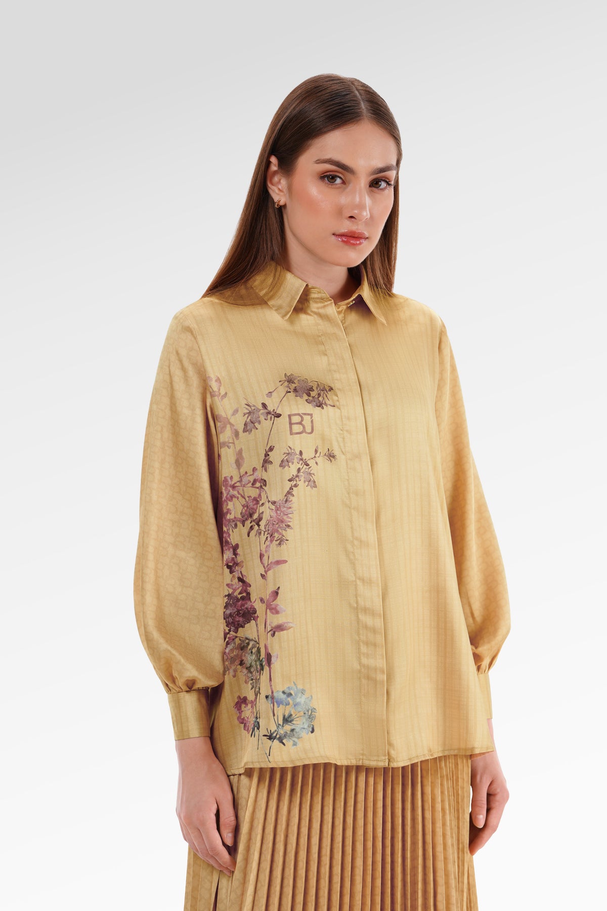 Viola Basic Shirt - Marigold