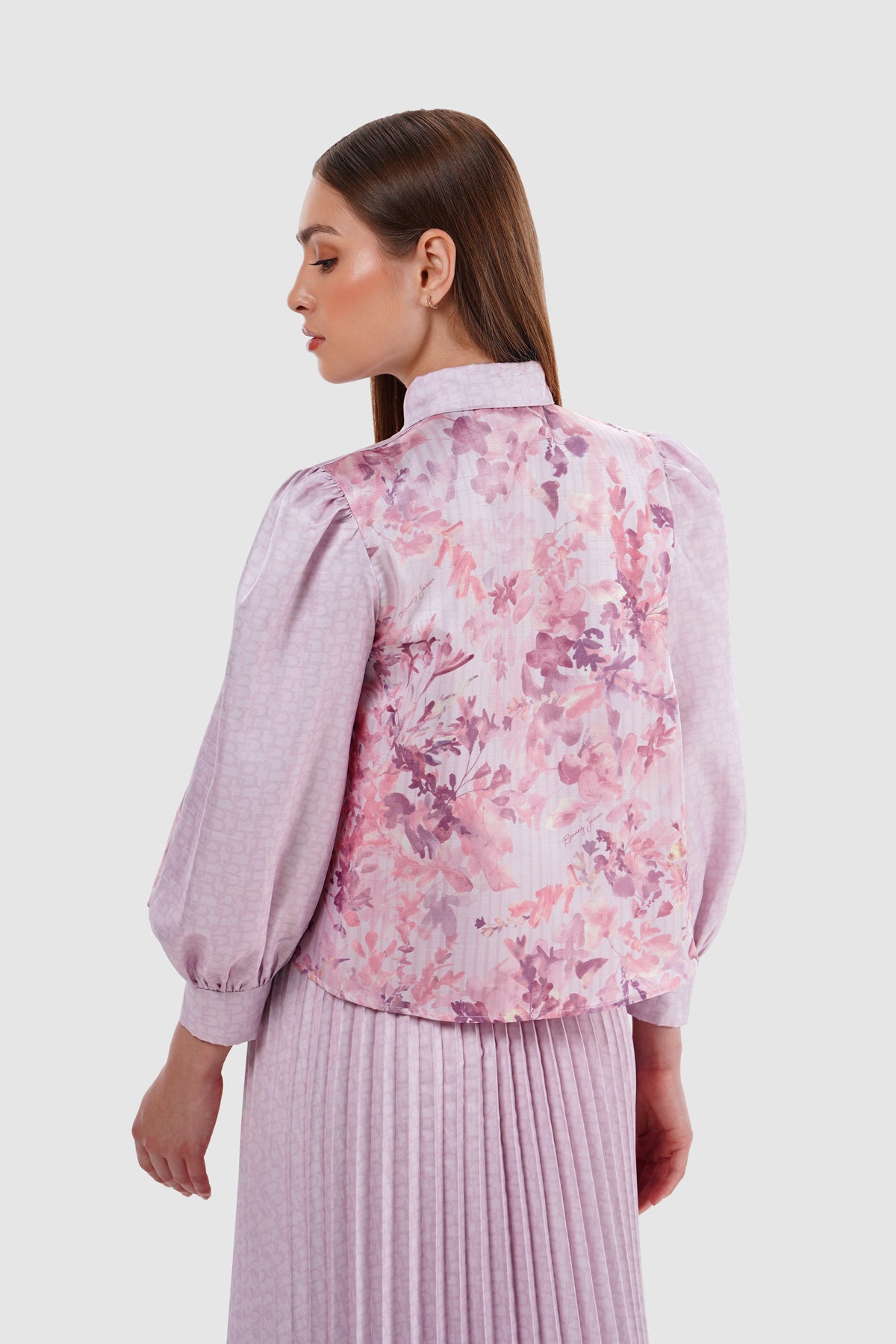 Viola Crop Shirt - Blossom