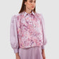 Viola Crop Shirt - Blossom