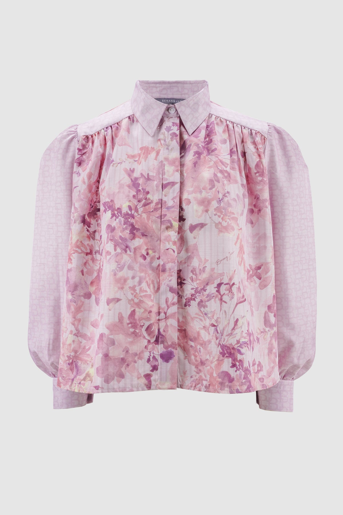 Viola Crop Shirt - Blossom – Benang Jarum