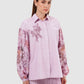 Viola Embroidery Shirt - Blossom