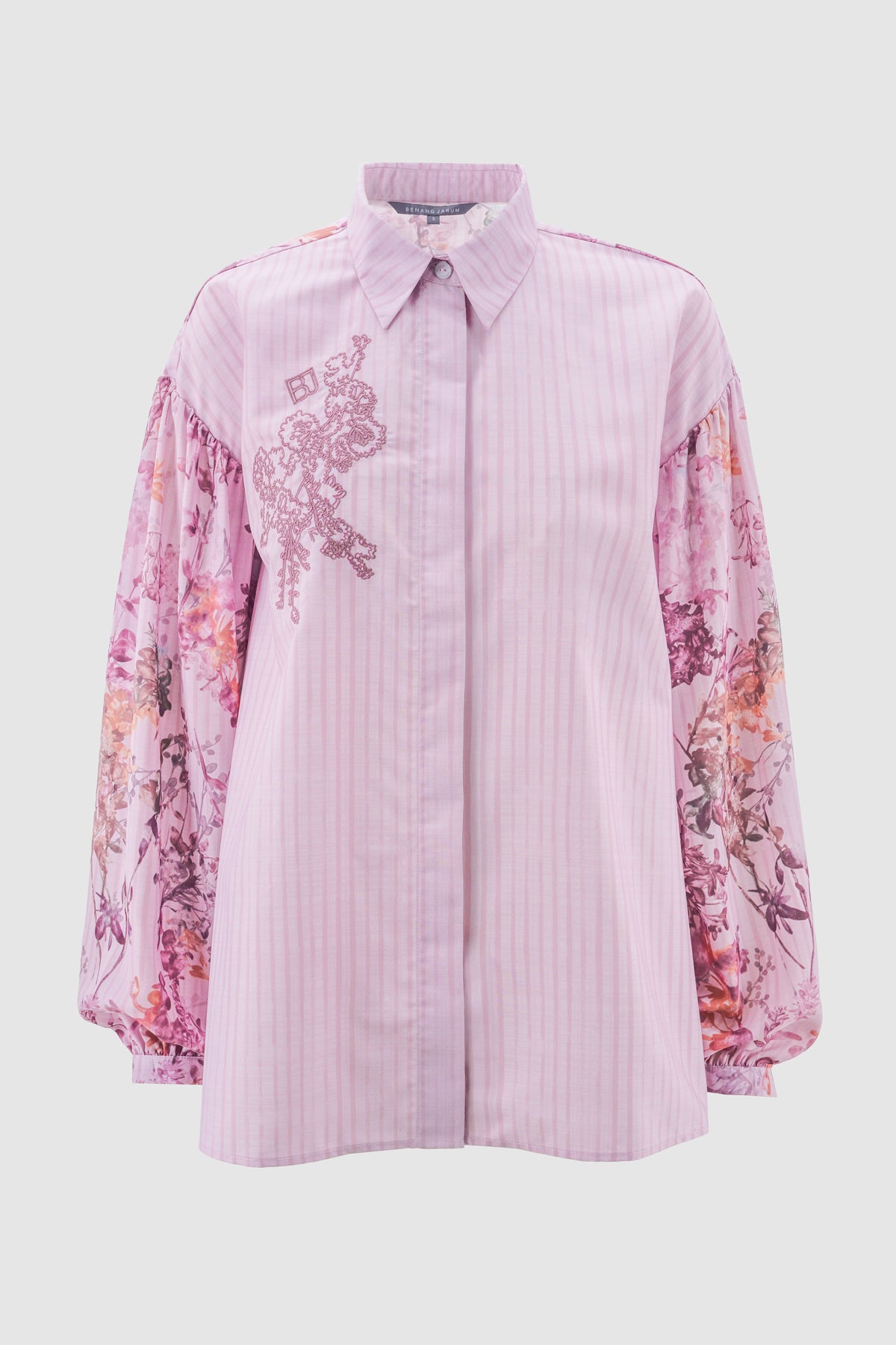 Viola Embroidery Shirt - Blossom