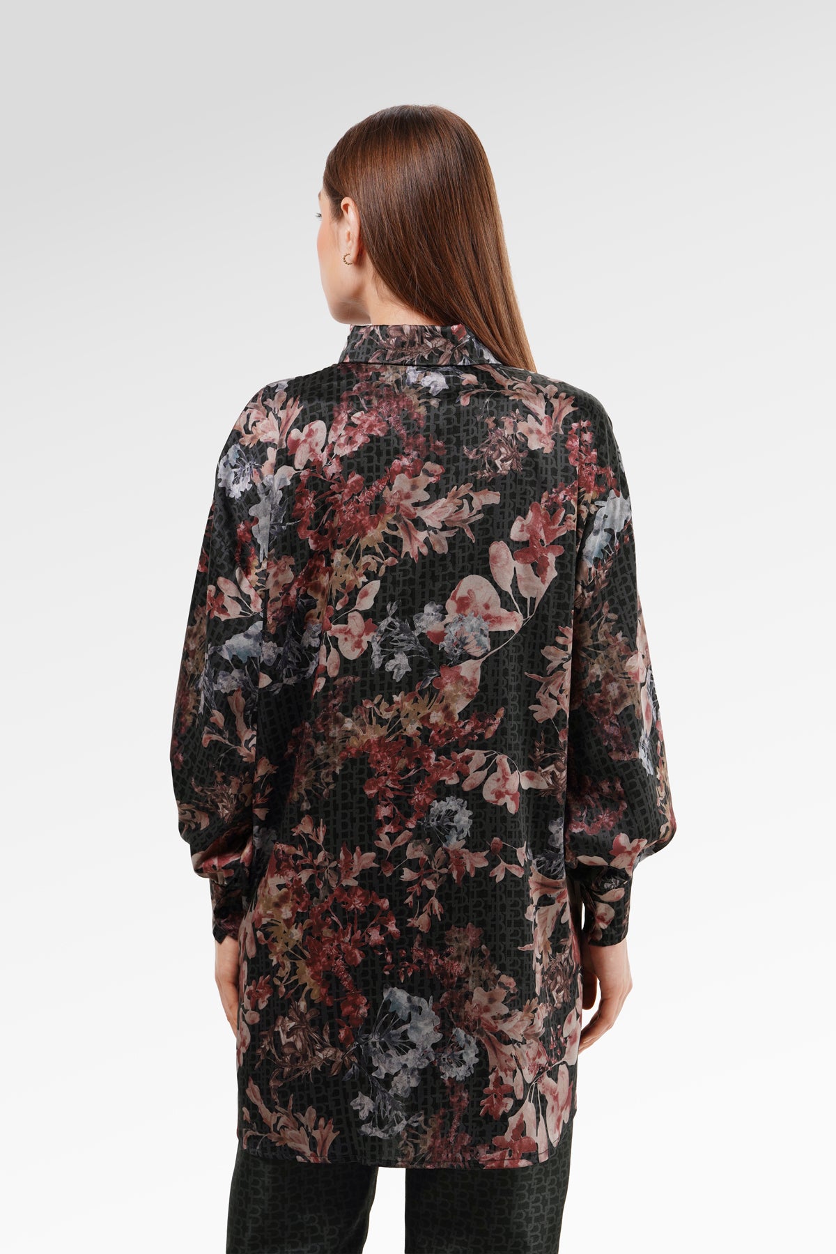 Viola Oversized Shirt - Dark Viola