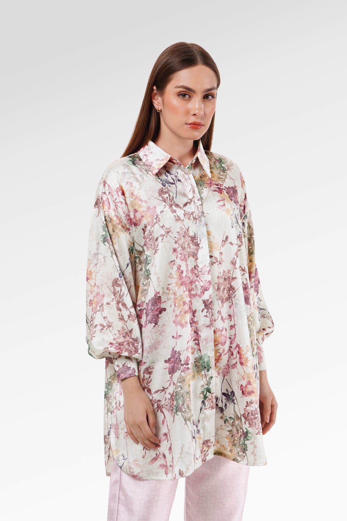 Viola Oversized Shirt - Lily