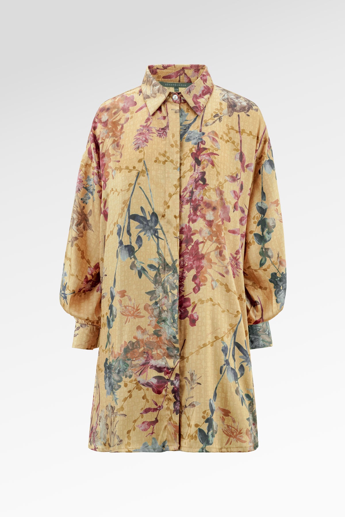 Viola Oversized Shirt - Marigold – Benang Jarum