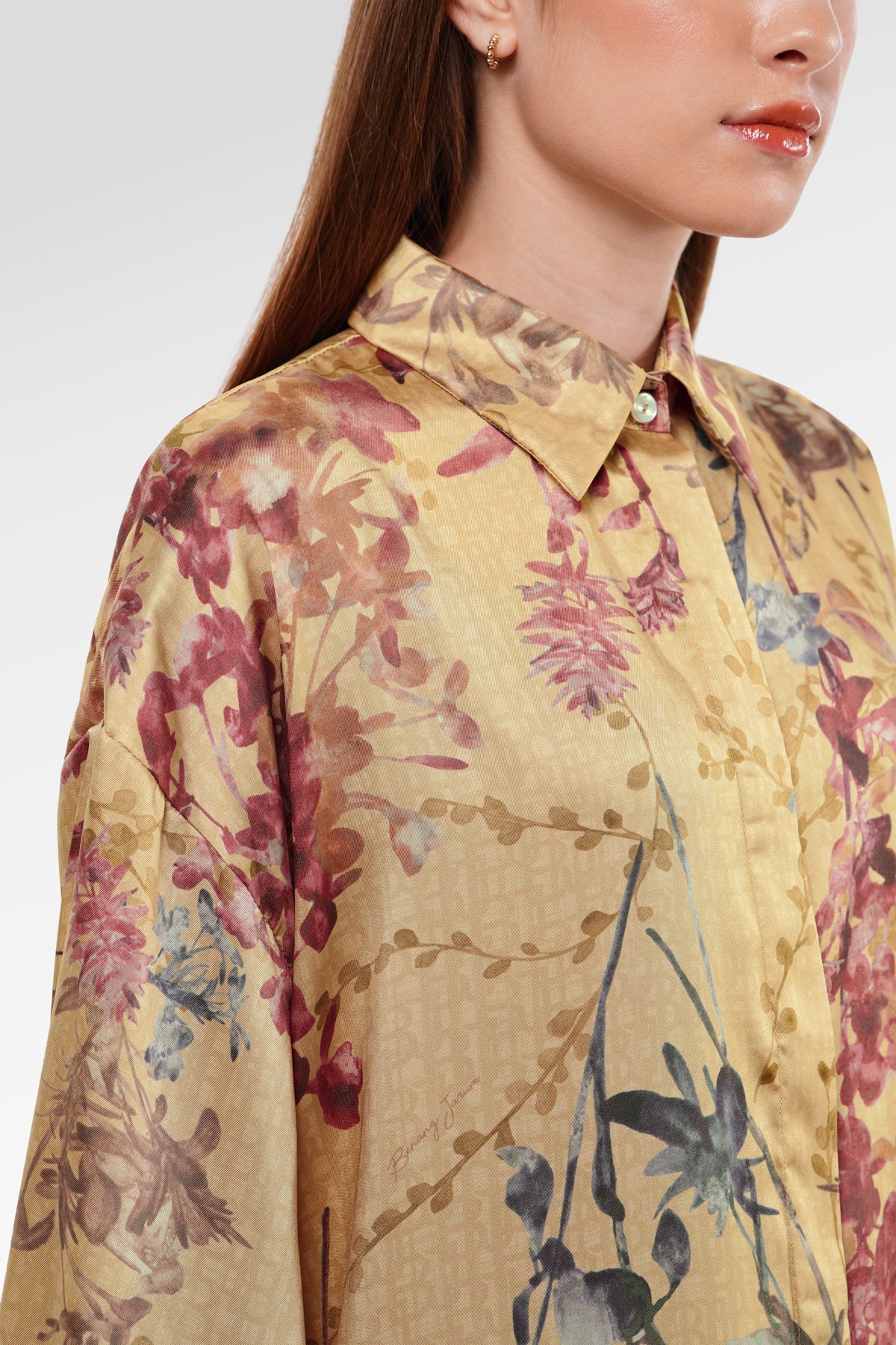 Viola Oversized Shirt - Marigold
