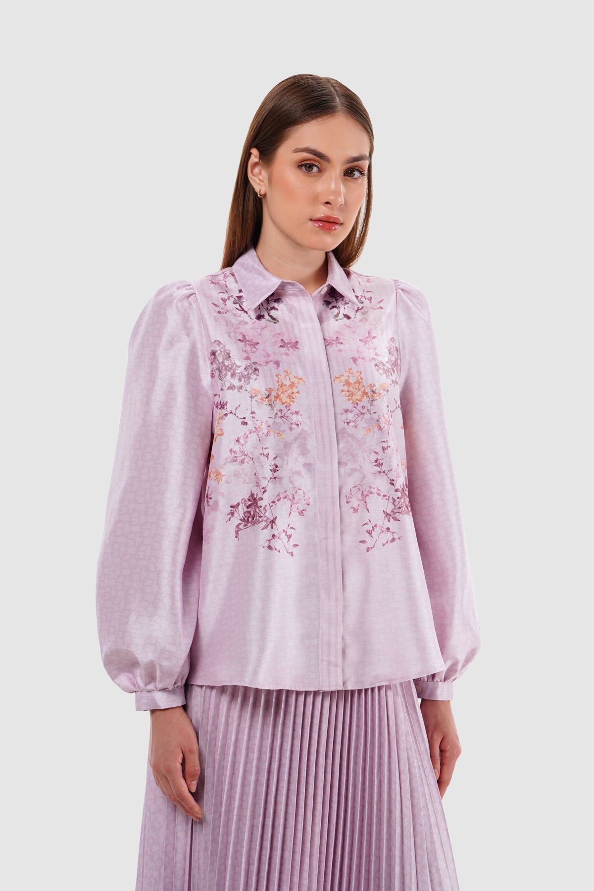 Viola Puff Shirt - Blossom