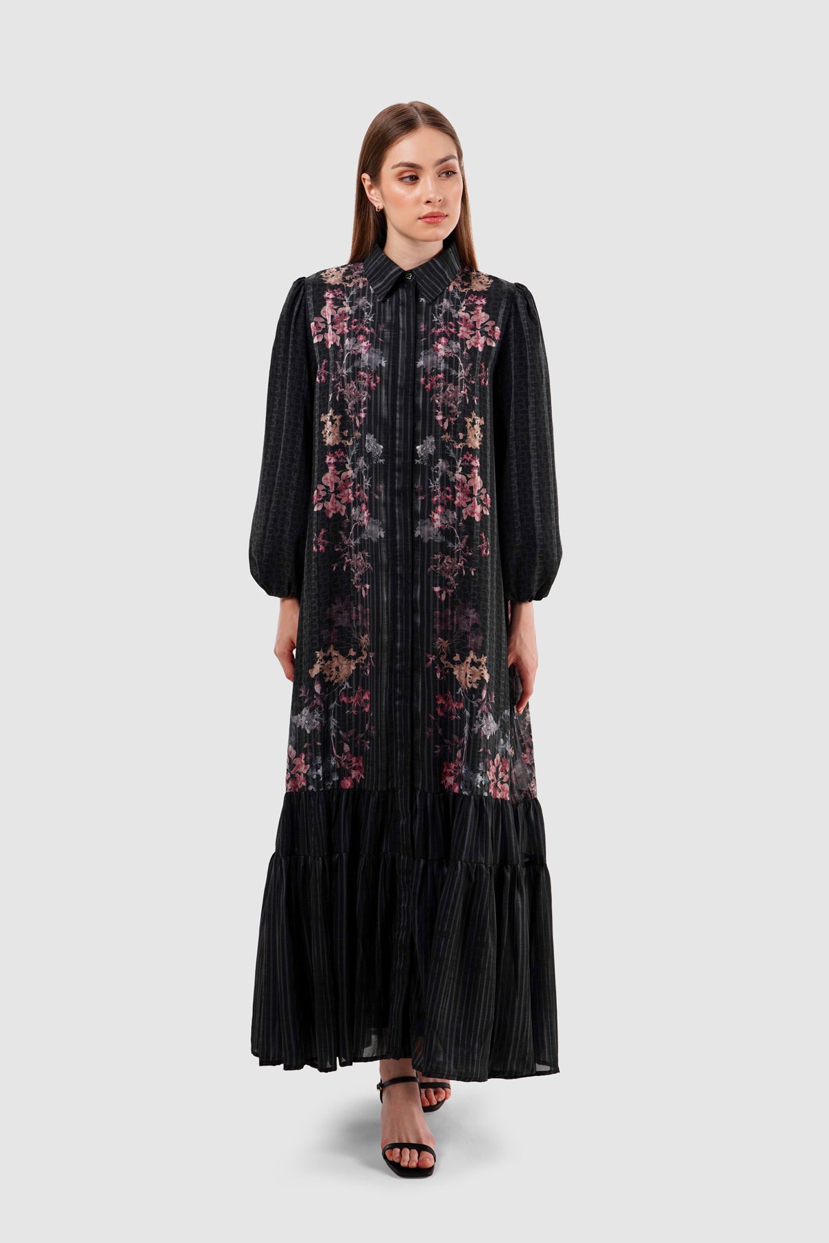 Viola Shirt Dress - Dark Viola
