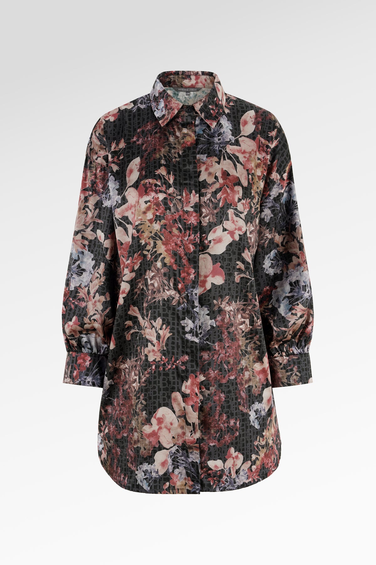 Viola Oversized Shirt - Dark Viola