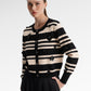 Viona Embellished Cardigan - Black/Ivory