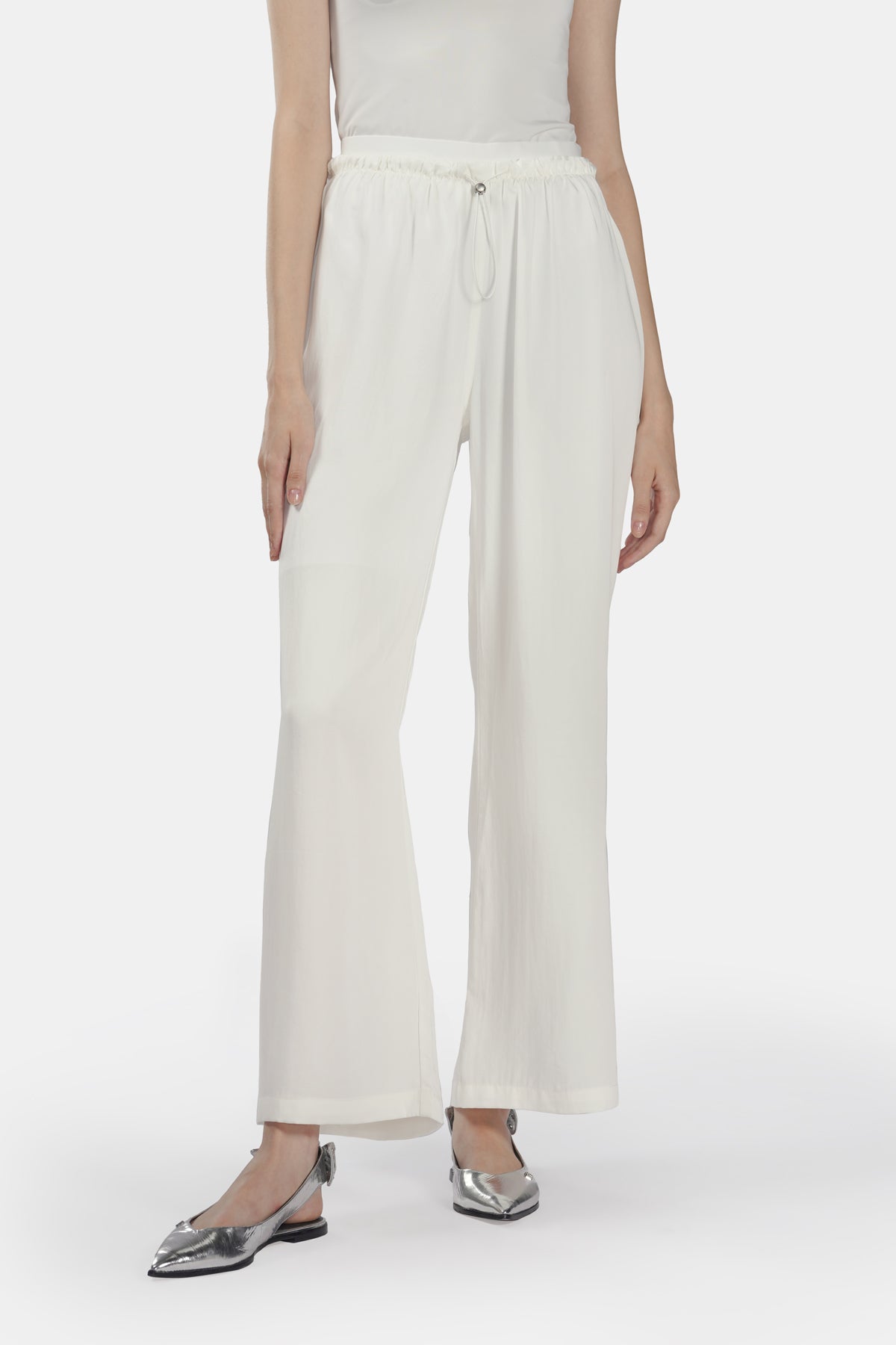 Winter Loose Pants - White