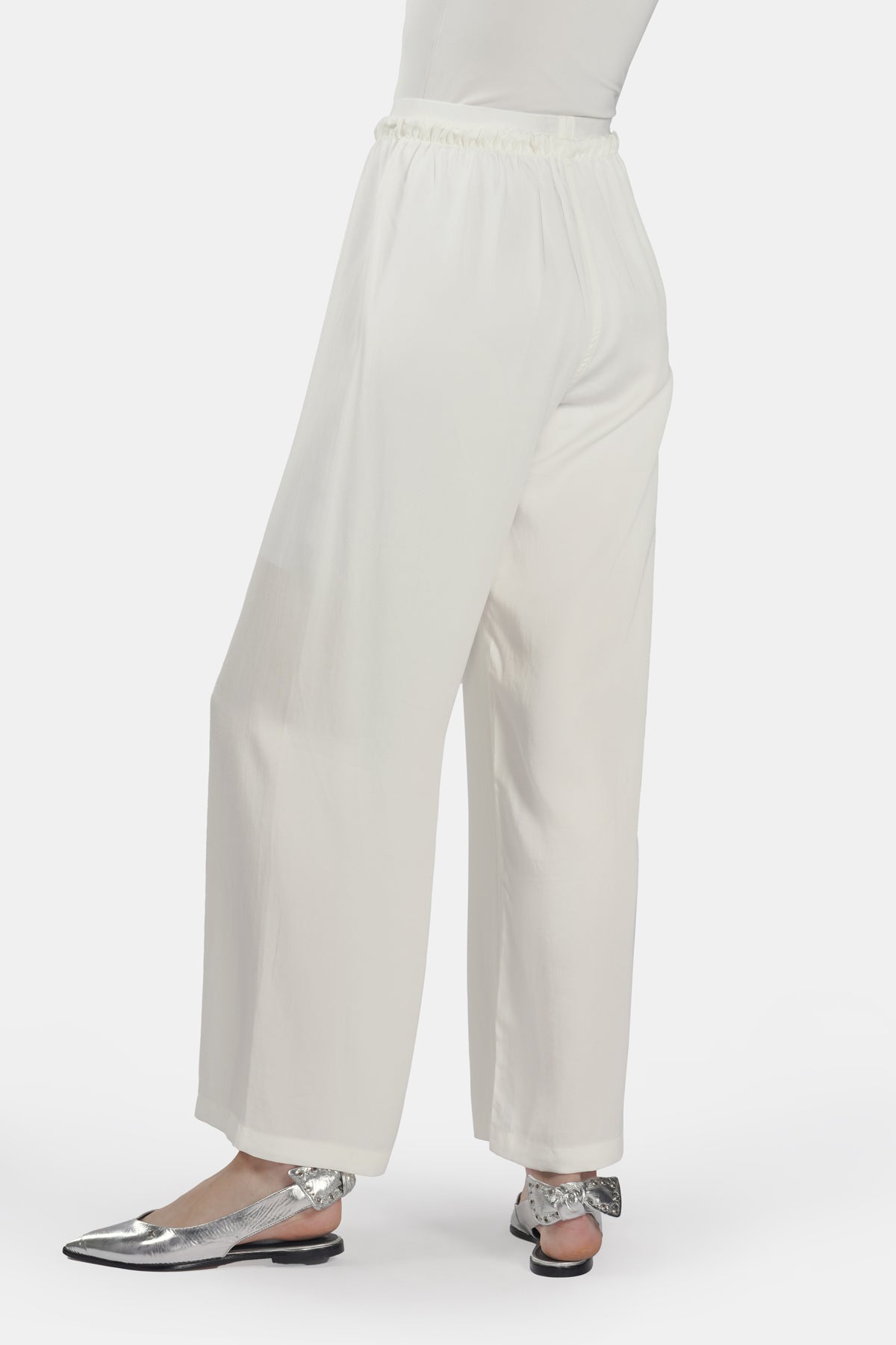 Winter Loose Pants - White