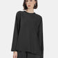 Winter Loose Blouse - Black