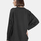 Winter Loose Blouse - Black