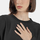 Winter Loose Blouse - Black