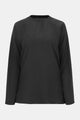Winter Loose Blouse - Black