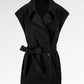Yoona Trench Vest - Black