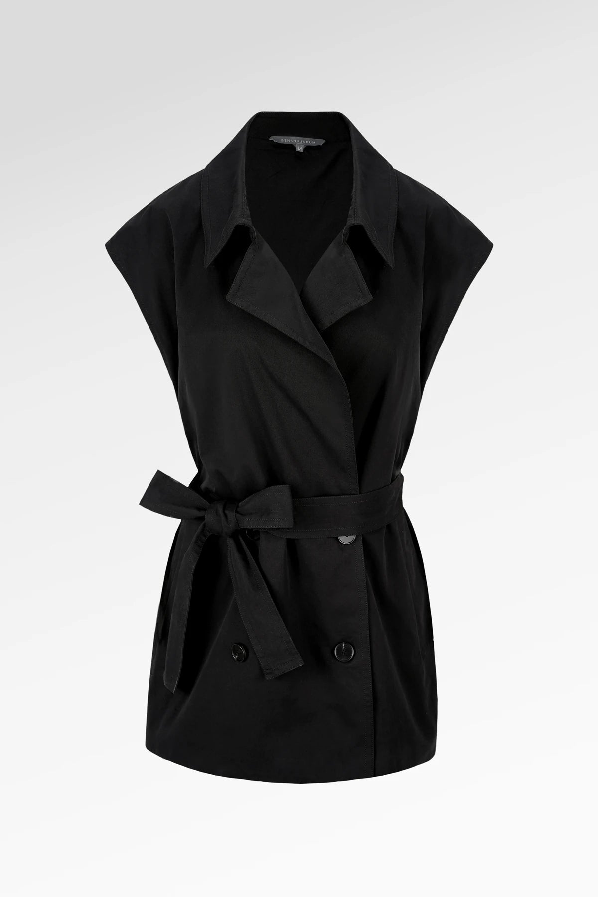 Yoona Trench Vest - Black