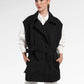 Yoona Trench Vest - Black