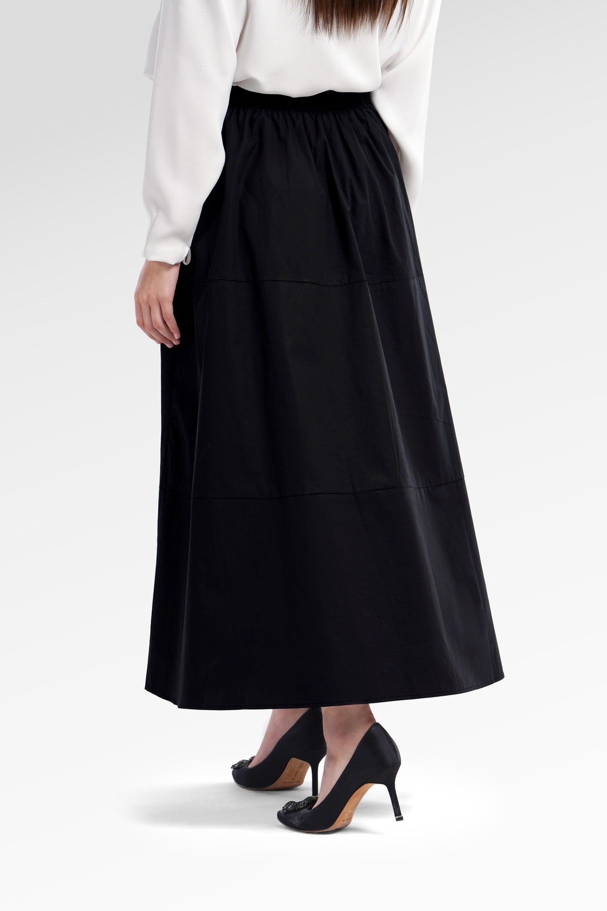 Zalia Waist Skirt - Black