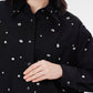 Zelena Beads Shirt - Black