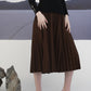 Pleats Me Skirt Tan