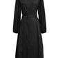 Poplin Midi Dress - Black
