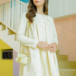 Nollie Pleated Blouse - Cream
