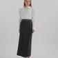 Monogram Pleated Skirt - Dark Viola
