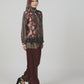 Blooming Eid Layered Shirt - Carnation