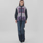 Opulent Bloom Oversize Shirt - Midnight Orchid