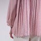 Denim Tales Back Pleated Shirt - Pink