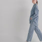 Mono Stripes Denim Shirt - Timeless Blue
