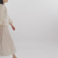 The Regal Embroidery Lace Skirt - Sungold