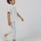 Blooming Eid Poplin Boy Shirt - White