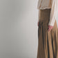 Louise Pleated Skirt - Khaki