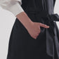 Yoona Trench Vest - Black