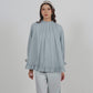 Monogram Ruffle Blouse - Zellige