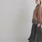 Mono Line Satin Shirt - Black