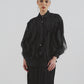 Alessia Ruffle Blouse - Black