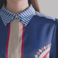 Dreamscape Godet Tunic Shirt - Malibu