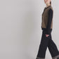 Mono Diagonal Cardigan - Black Choco