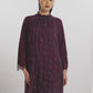 The Regal Lace Dress - Burgundy