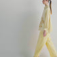 The Monogram Embroidery Blouse - Yuzu