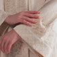 Monogram Diagonal Lace Abaya - Sand