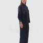 Elys Embroidery Lace Shirt - Deep Blue